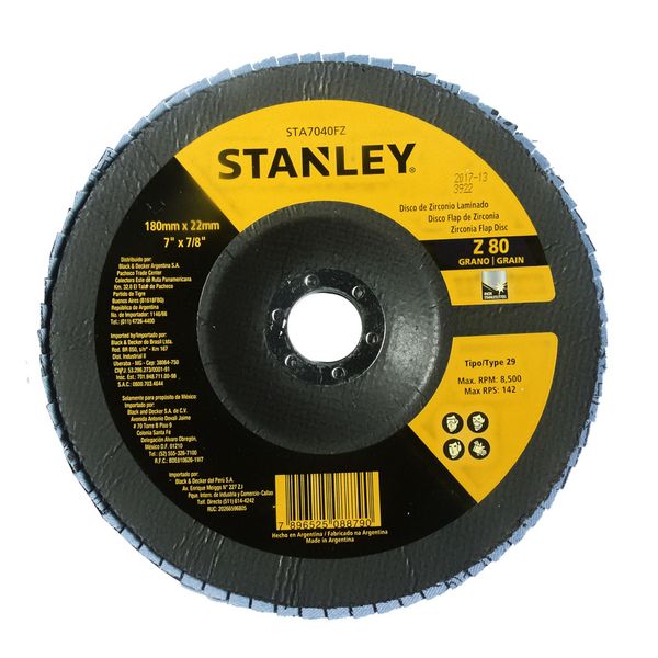 Disco FLAP Fibra 7 x 7/8 Z80