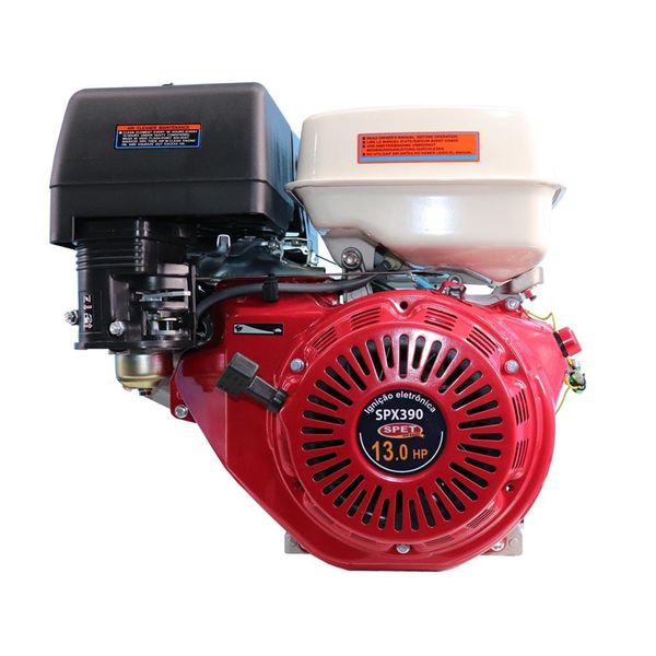 Motor Gasolina SPET SPX390 13hP - 4T C/ Alerta Óleo Motor Completo Tipo Honda Gx390