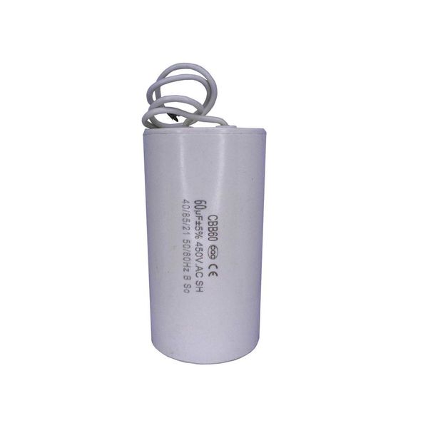 Capacitor de Trabalho CBB60 450V 60UF Pos 76 / Ref ELZ7187 / Peça Lixadeira Elize