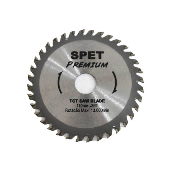 Disco de Serra TCT 4" / 36T 110 x 36 x 20 mm / 1103620