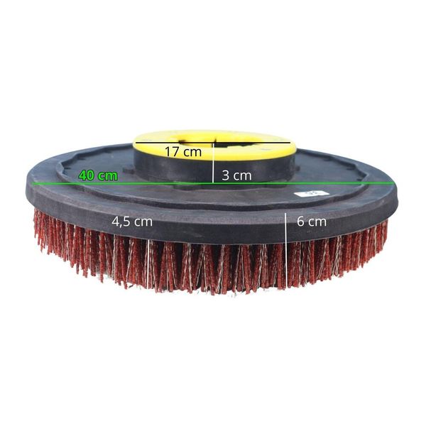 Disco de Trabalho para Limpeza Escova de Fio Metálico para Piso / para Lixadeira Discão 18"