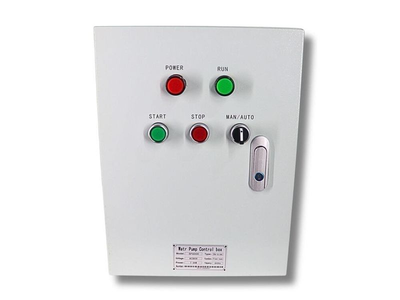 O Quadro de Comando SPET/MK 7,5kW (10CV) 220V é ideal para automação e proteção de bombas e motores trifásicos. Com relé térmico, falta de fas